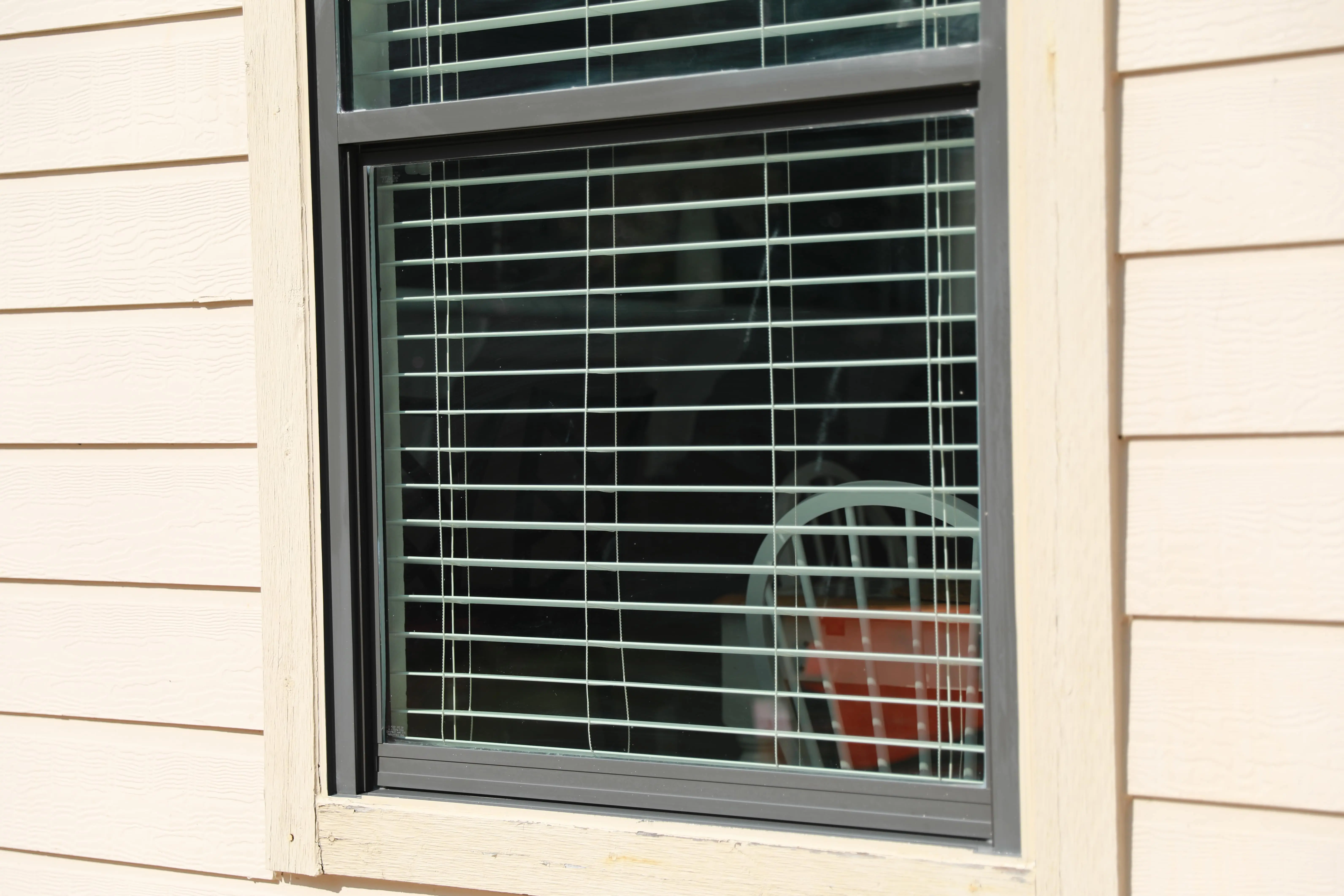 Clean window after QuackWash cleaning