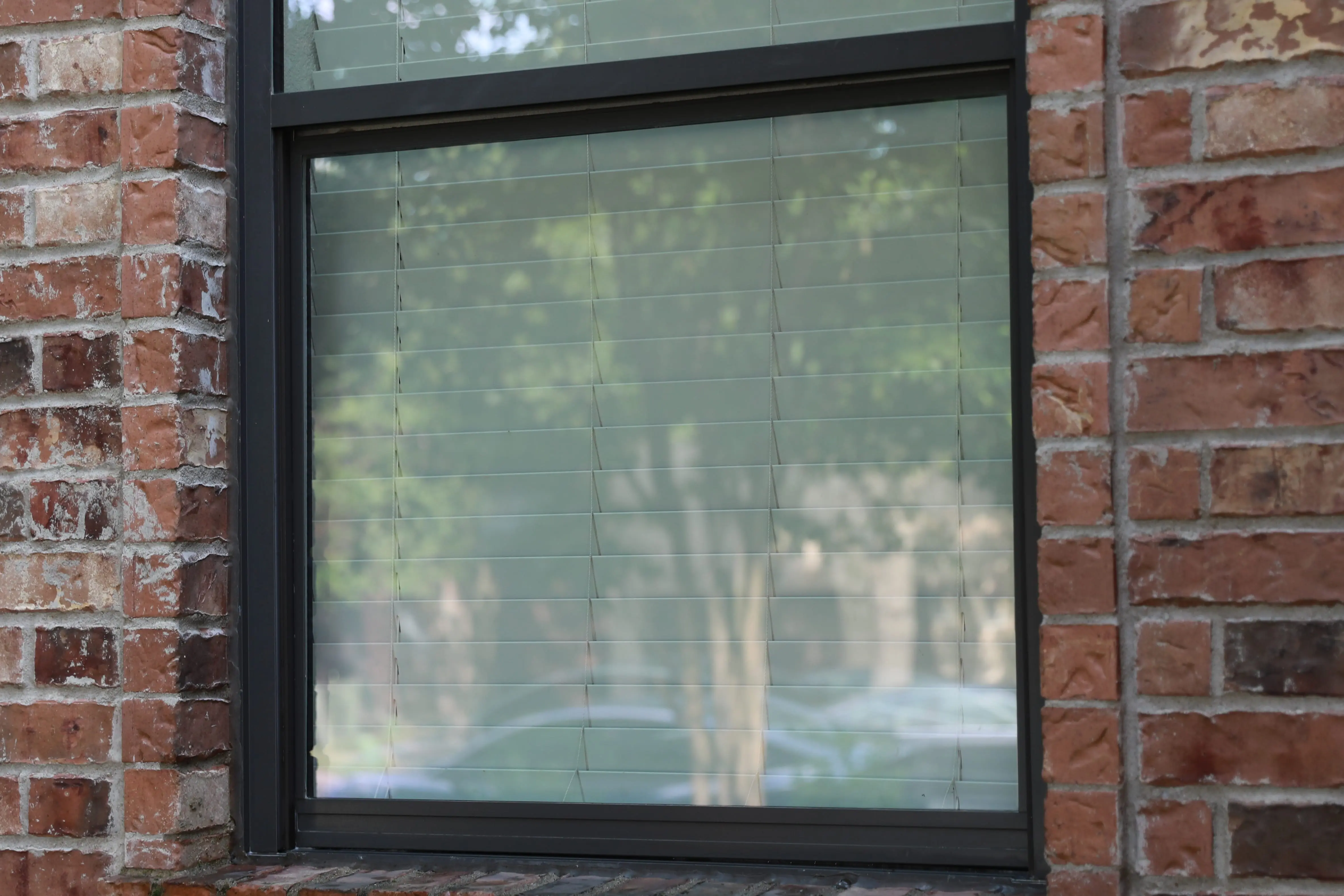 Clean window after QuackWash cleaning